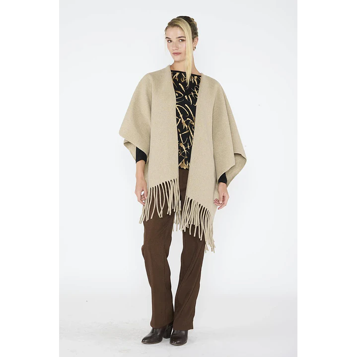 Ruana Elisa Beige Eclipse Woman 4