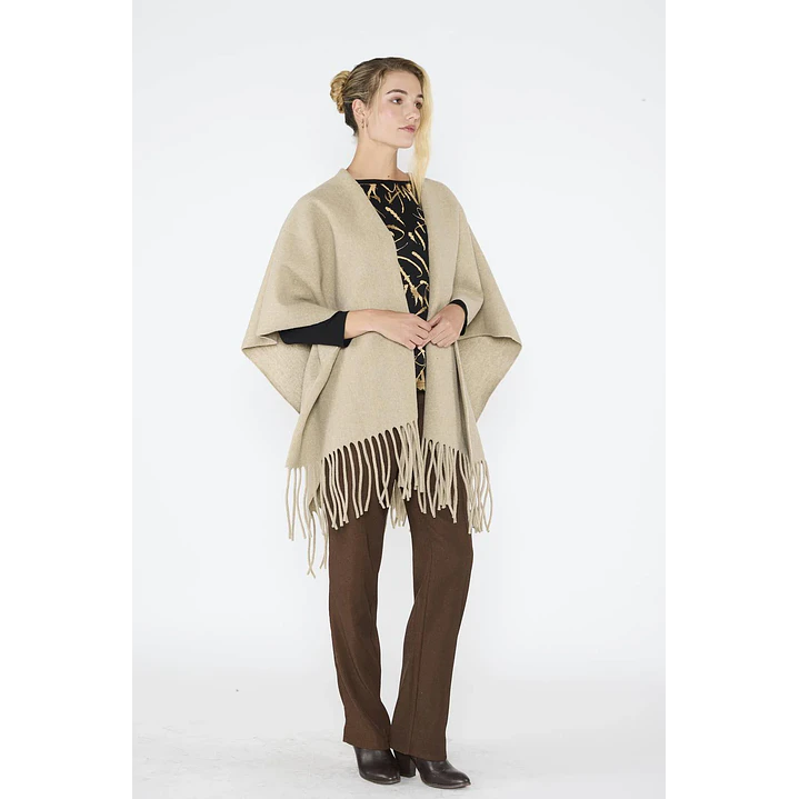 Ruana Elisa Beige Eclipse Woman 2