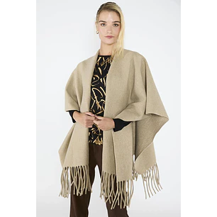 Ruana Elisa Beige Eclipse Woman