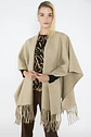 Ruana Elisa Beige Eclipse Woman - Miniatura 1