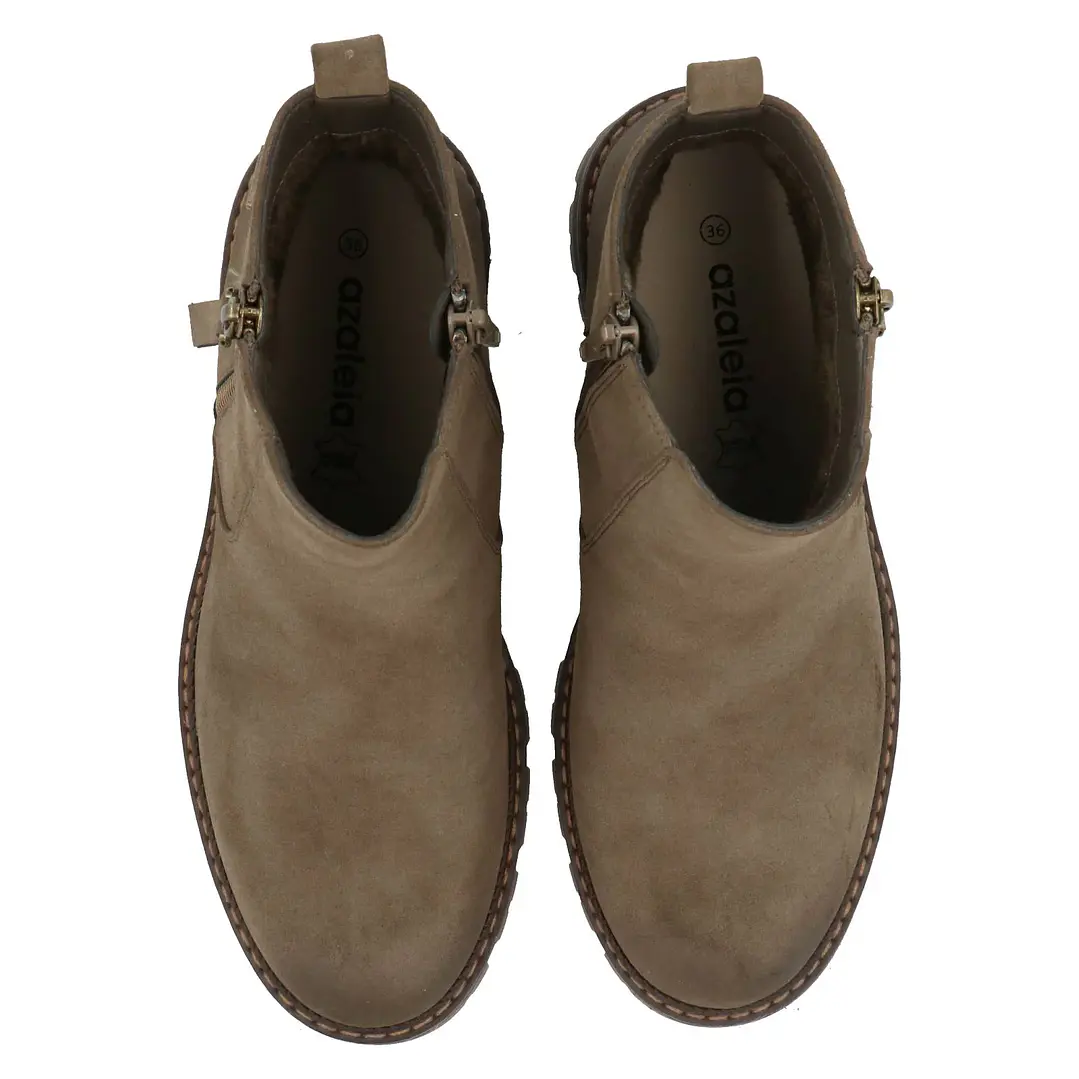 Botín Mujer Merida Taupe Azaleia 7