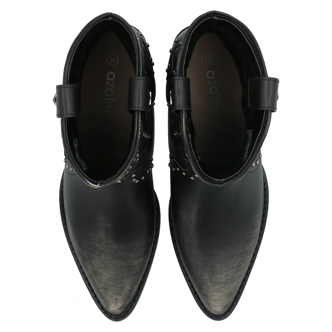 Botín Mujer Sete Negro Azaleia 4