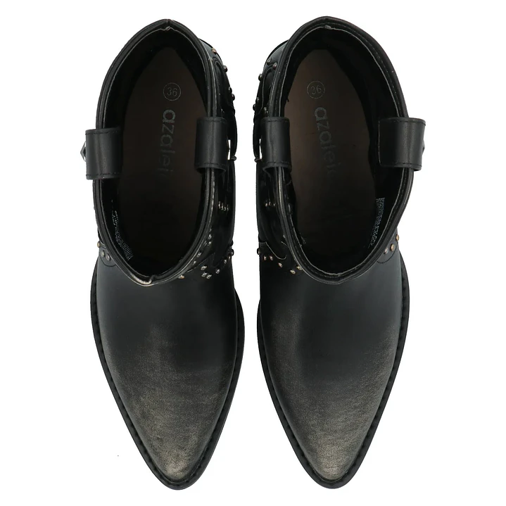 Botín Mujer Sete Negro Azaleia 4