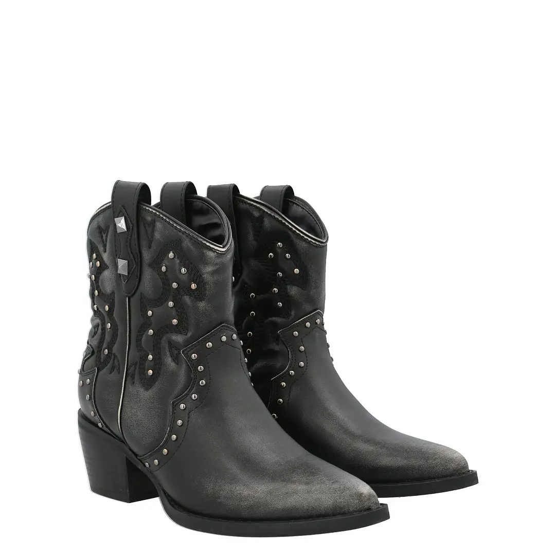 Botín Mujer Sete Negro Azaleia 7