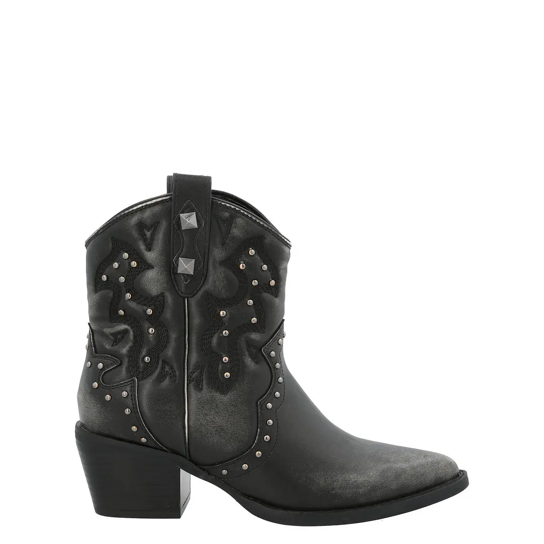 Botín Mujer Sete Negro Azaleia 9