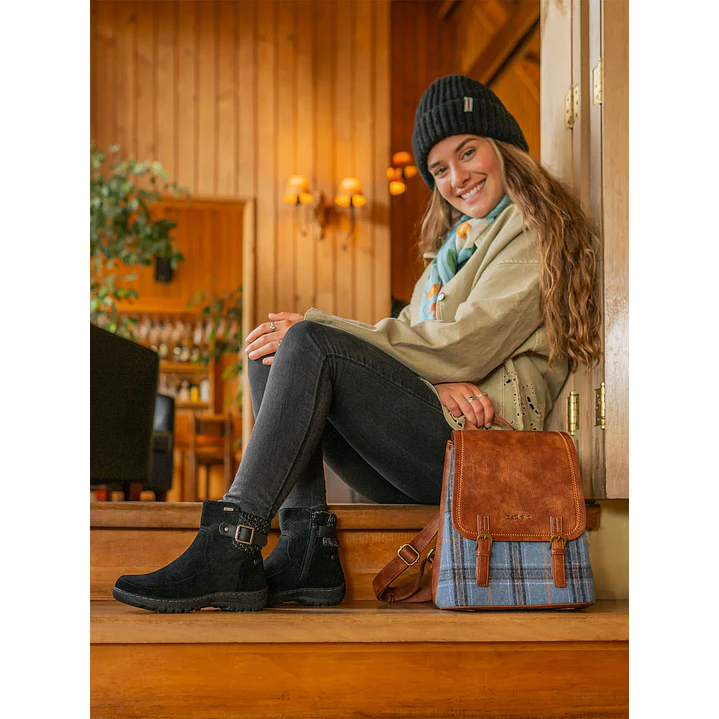 Botín Mujer Dakota Negro Azaleia 2