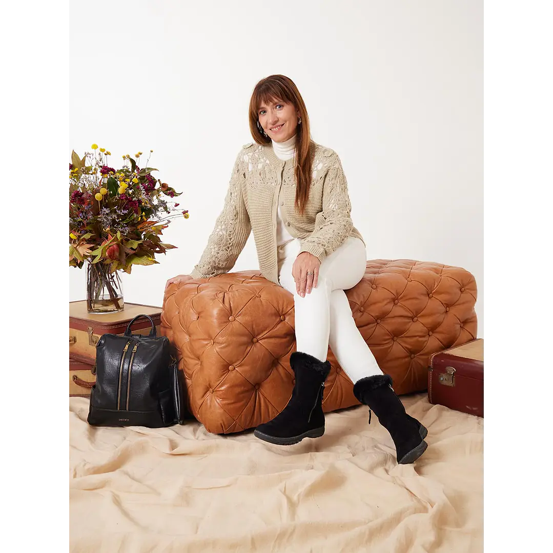 Botín Mujer Badajoz Negro Azaleia 2