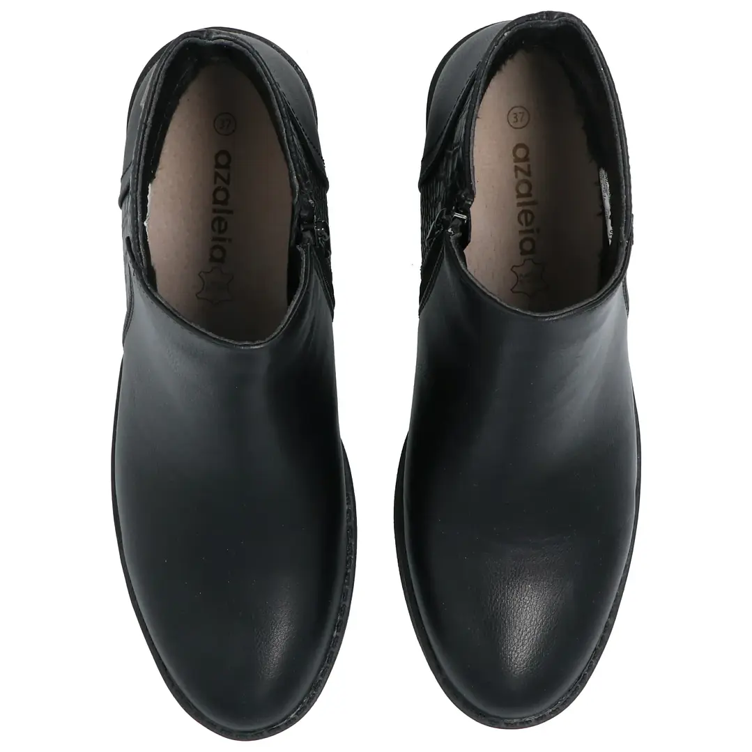 Botín Mujer Giani Negro Azaleia 4