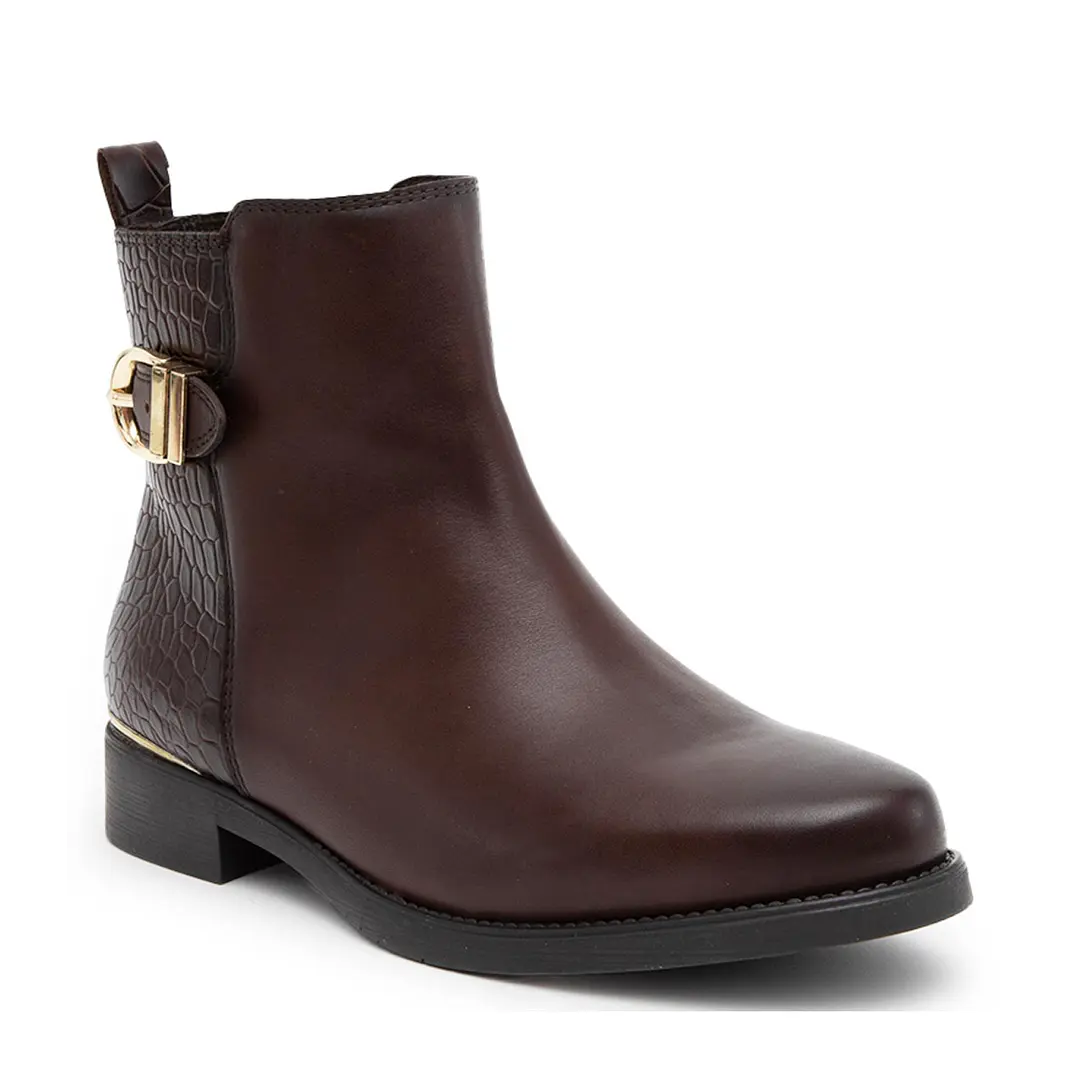 Botin Hortencia chocolate Gacel 660826 2