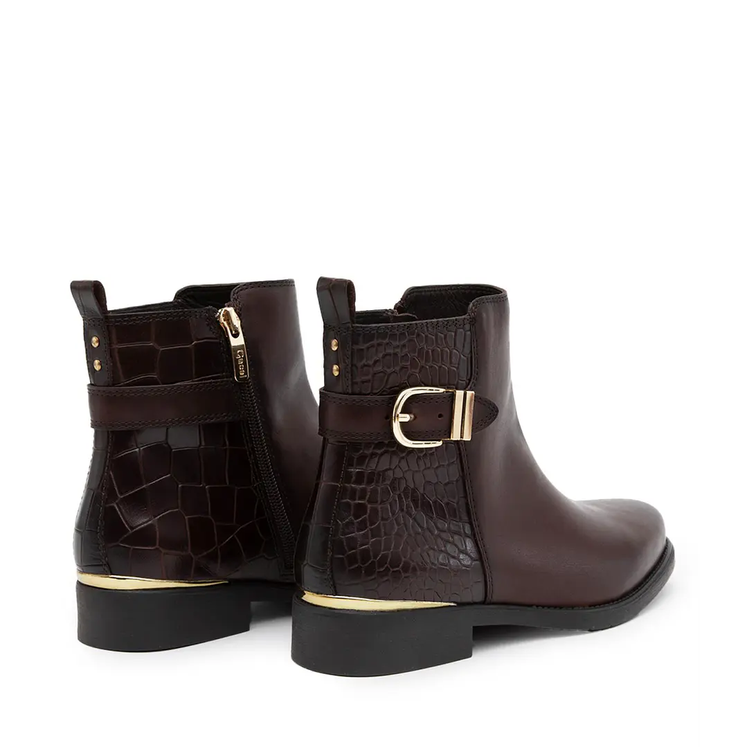Botin Hortencia chocolate Gacel 660826 3