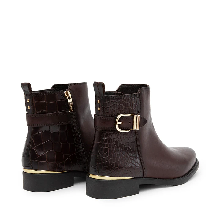 Botin Hortencia chocolate Gacel 660826 3