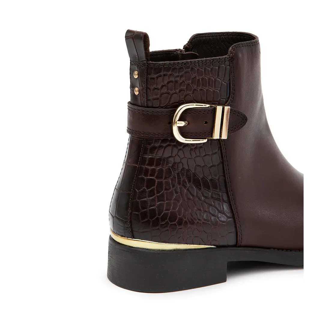 Botin Hortencia chocolate Gacel 660826 4
