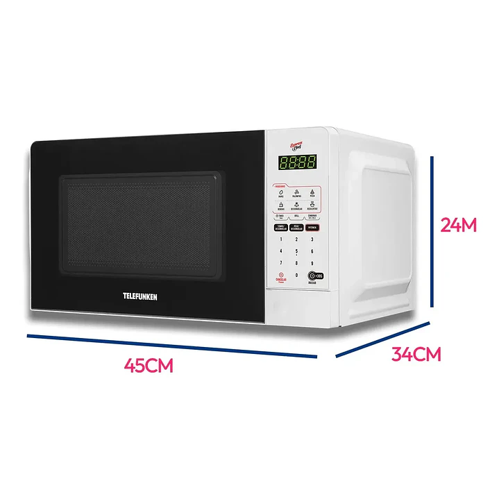 HORNO MICROONDA 20LTS DIGITAL TFK-20A TELEFUNKEN 10000022 5