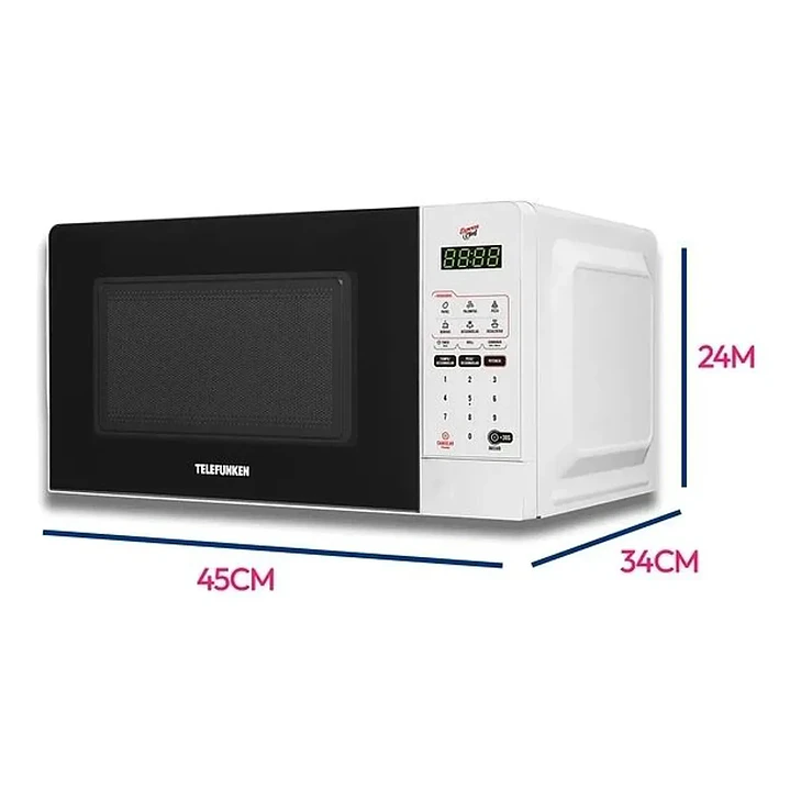HORNO MICROONDA 20LTS DIGITAL TFK-20LDG TELEFUNKEN 10000023 4