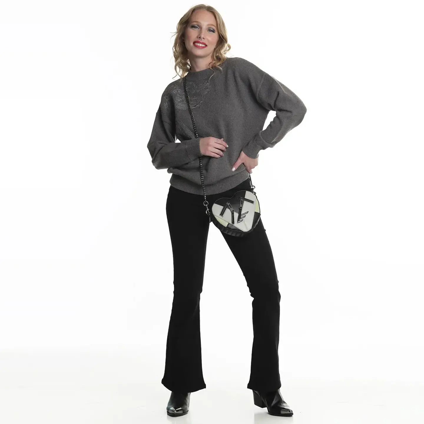 Sweater Mujer Melange Pasley Lurex 2