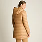 Parka Larga Camel con Diseño Quilted y Gorro Desmontable Weekend - Miniatura 2