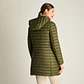 Parka Larga Verde con Diseño Quilted y Gorro Desmontable Weekend - Miniatura 2