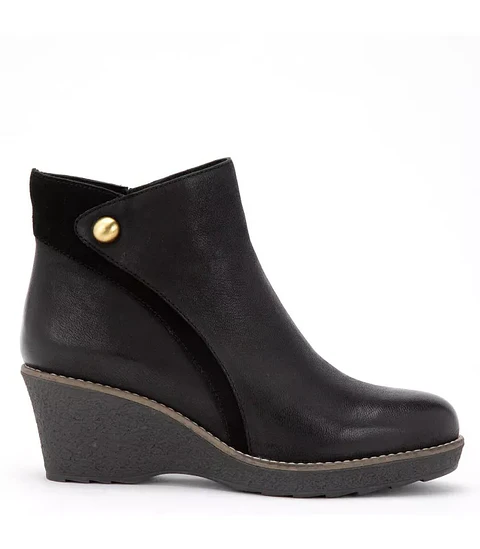 Botin Mu Leda Casual Gacel 660876 Negro 35
