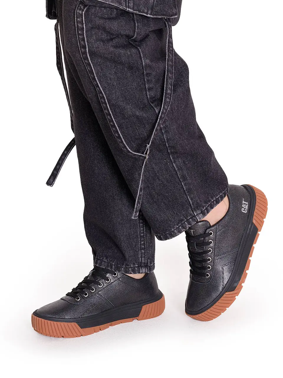 ZAPATILLA MU AMP CANVAS URBANA CAT P312155 NEGRO 5