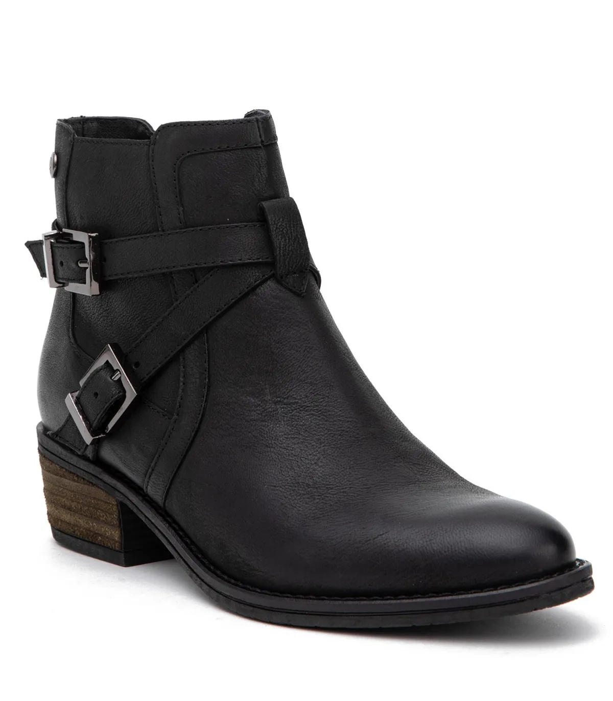 Botin de cuero mujer Gacel Negro Juana 0659406