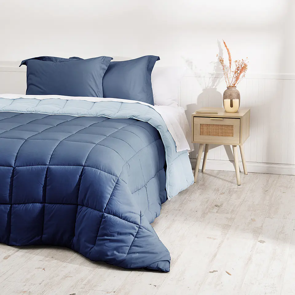 Plumón Microfibra Porteño 2P Azul-Celeste-P 1