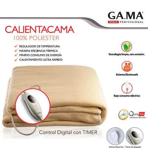 CALIENTACAMA DOBLE TIMER GAMA WBCCL0000000051