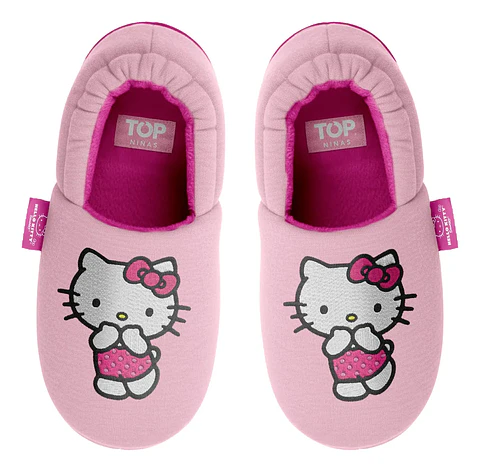 Pantufla Mu Hello Kitty Top M496Hkc1 Rosado M