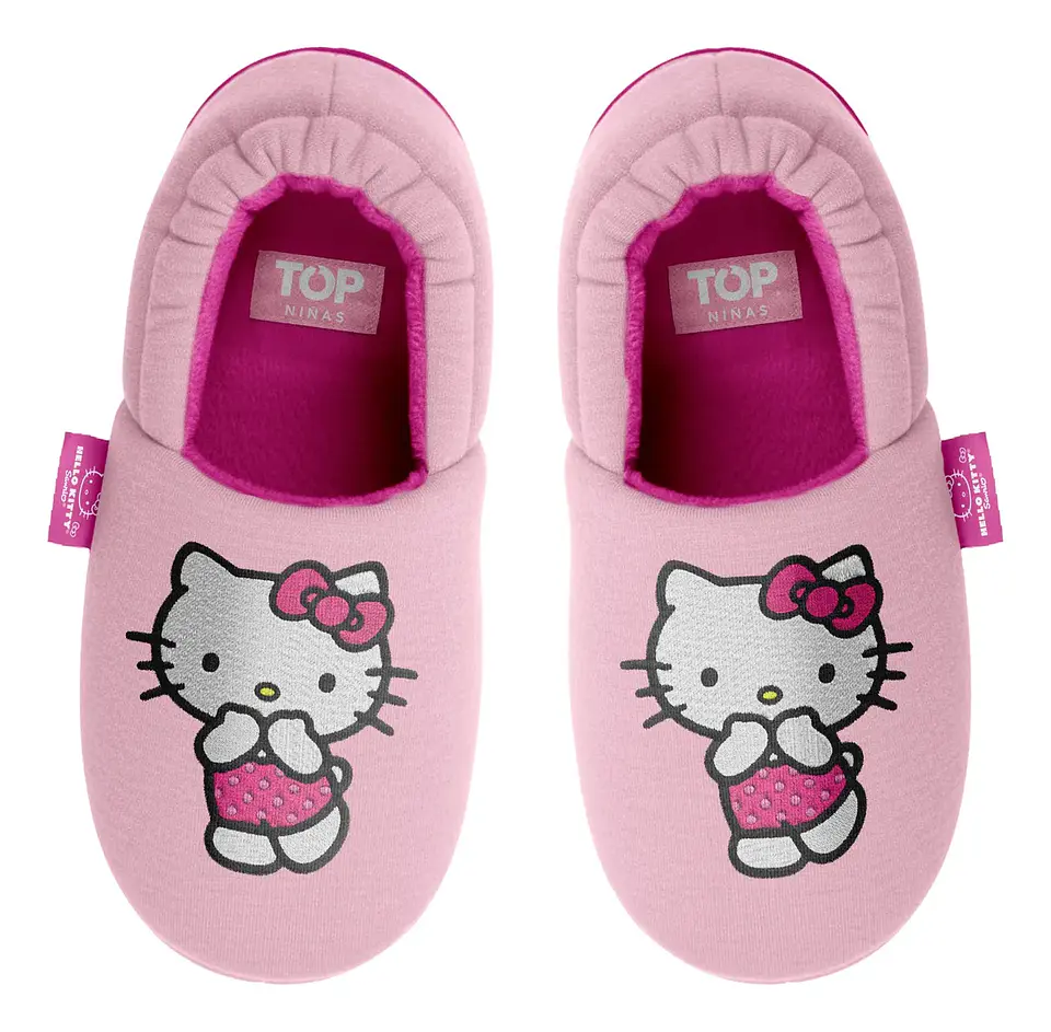 Pantufla Mu Hello Kitty Top M496Hkc1 Rosado M 1