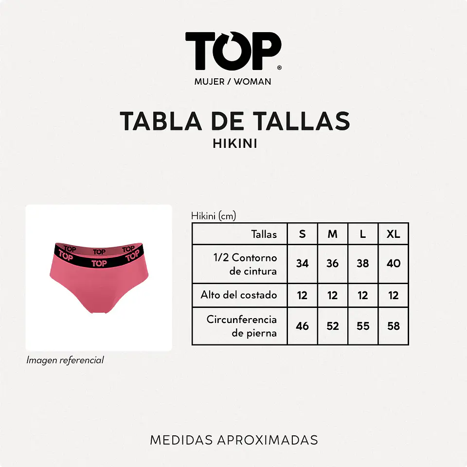 Calzón Hikini Algodón Con Elástico Pack 3 C1 Top M501Ap3C1 2