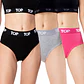 Calzón Hikini Algodón Con Elástico Pack 3 C1 Top M501Ap3C1 - Miniatura 1