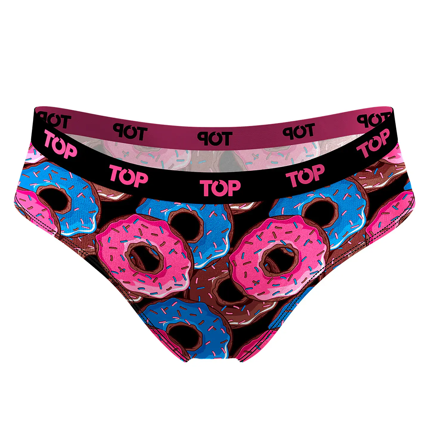 Calzón Bikini Algodón Pack 3 Icónicos - Fast Food C2 Top  M205Aicop3C2 5