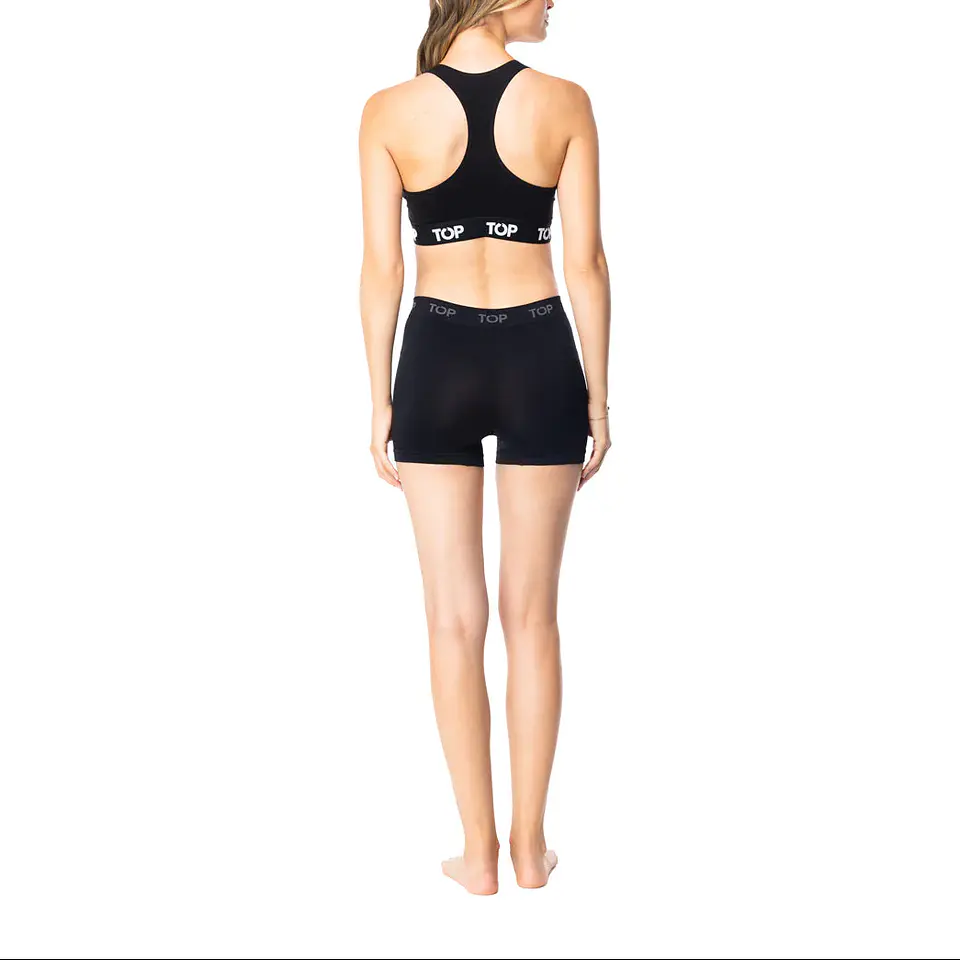 Bóxer Corto Mujer Microfibra Sin Costuras Pack 3 C1 Top M700P3C1 4
