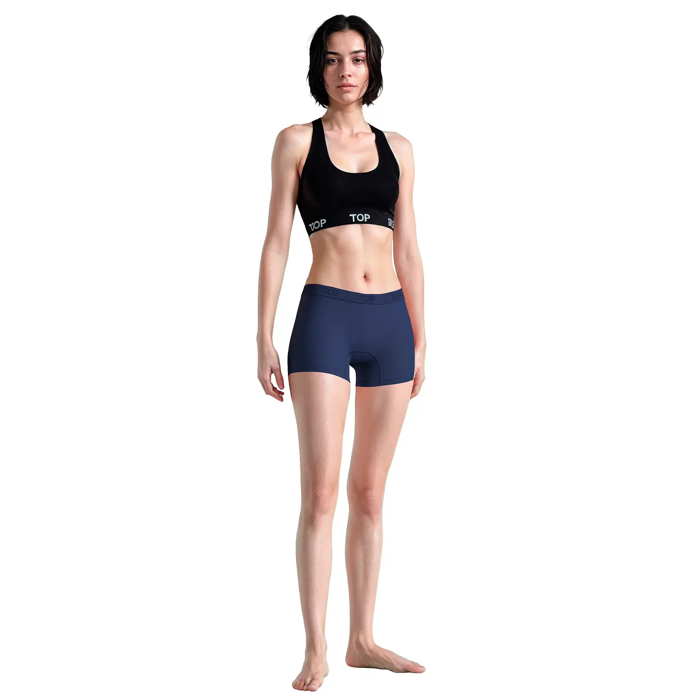 Bóxer Corto Mujer Microfibra Sin Costuras Pack 3 C3 Top M700P3C3 3