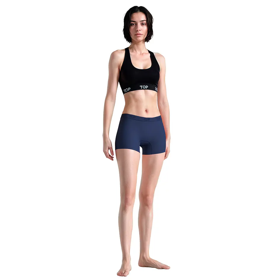 Bóxer Corto Mujer Microfibra Sin Costuras Pack 3 C3 Top M700P3C3 3