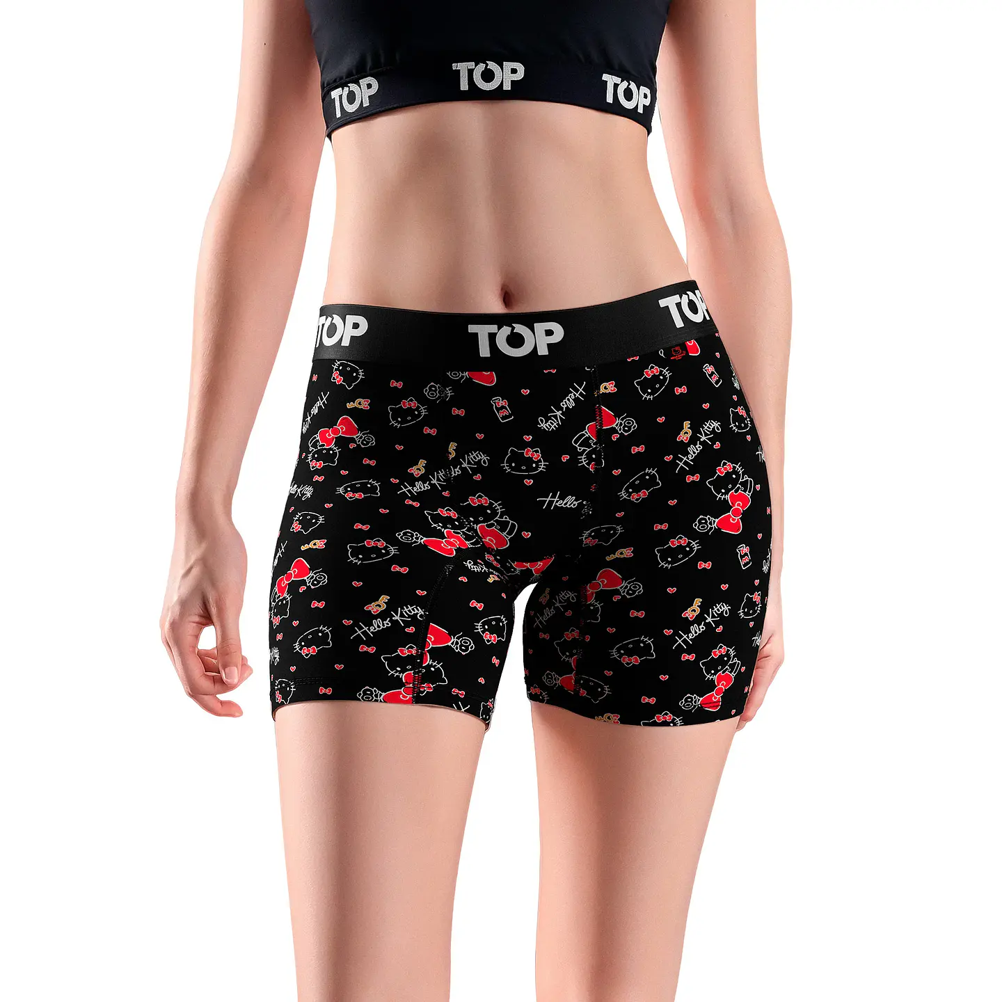 Bóxer Medio Mujer Algodón Pack 3 Hello Kitty C10 Top M208Ahkp3C10 4