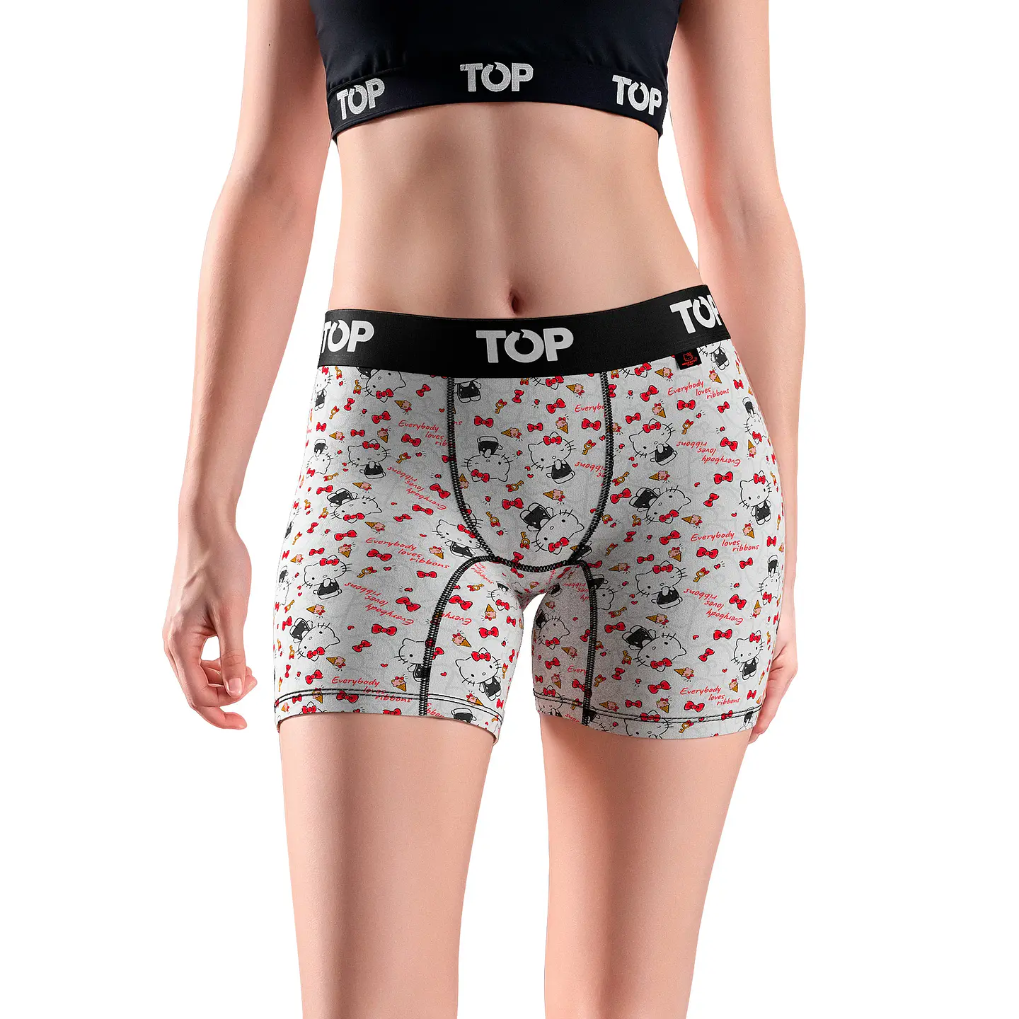 Bóxer Medio Mujer Algodón Pack 3 Hello Kitty C10 Top M208Ahkp3C10 5