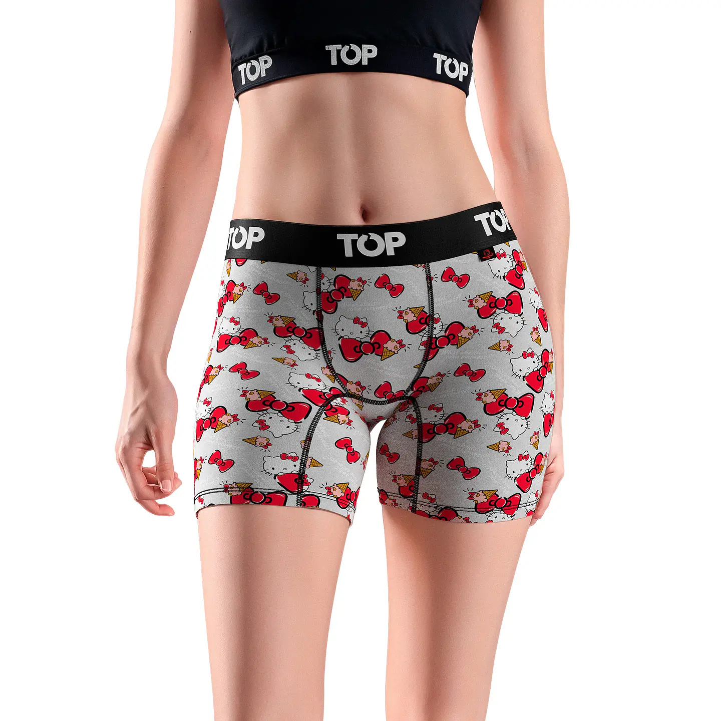 Bóxer Medio Mujer Algodón Pack 3 Hello Kitty C10 Top M208Ahkp3C10 2
