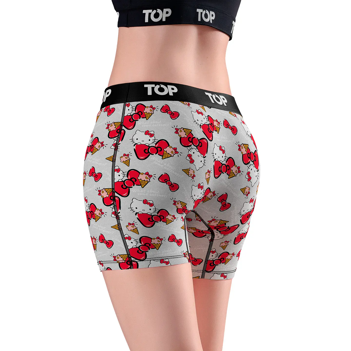 Bóxer Medio Mujer Algodón Pack 3 Hello Kitty C10 Top M208Ahkp3C10 3