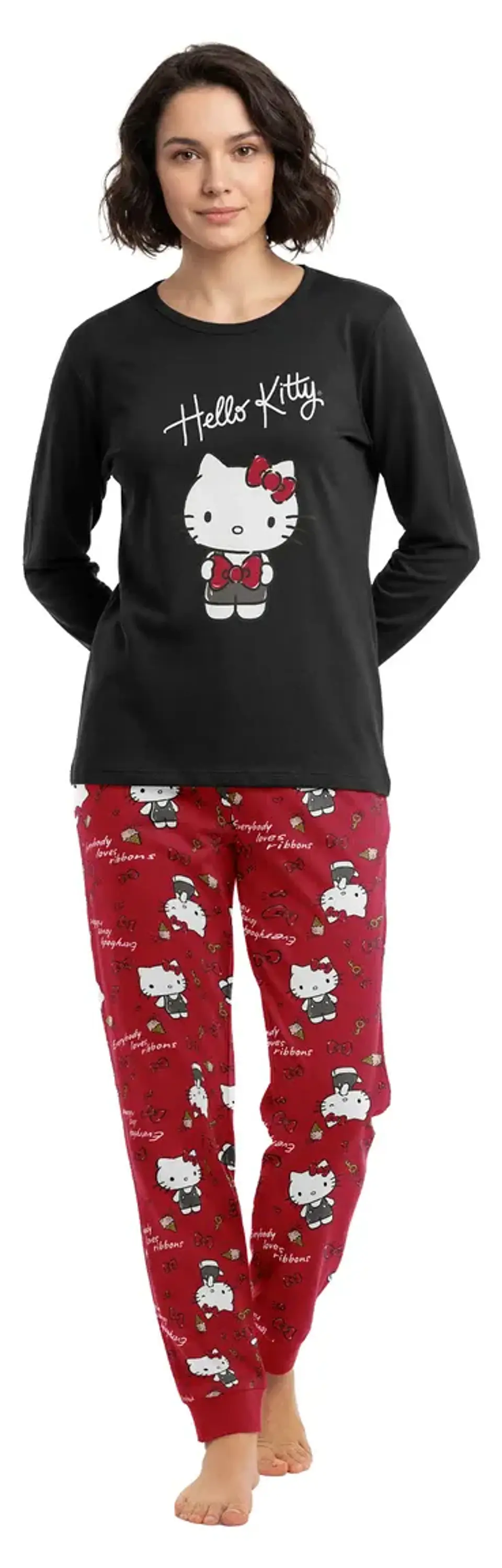 Pijama Mu Cp Ml Cpant Hello Kitty Algodn To 1