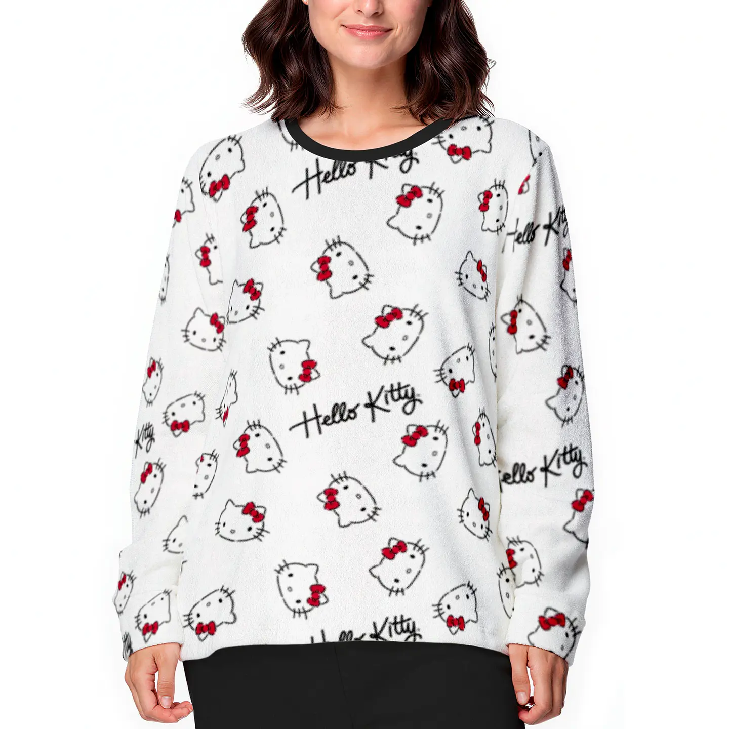 Pijama Mu Cp Ml Cpant Micropolar Hello Kitty 3
