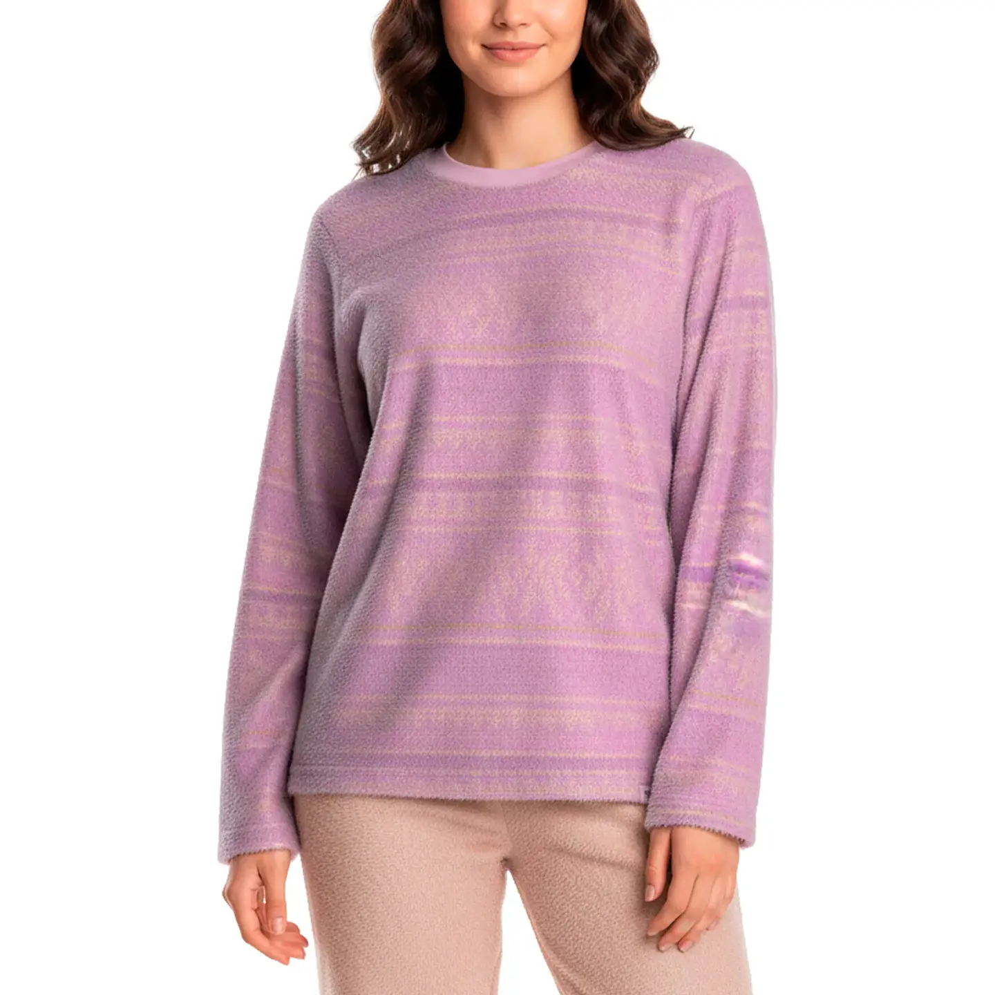 Pijama Invierno Mujer Micropolar C1 Top M263Mic1 3