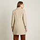 Abrigo Beige De Dos Botones Con Corte Sastre 918510  - Miniatura 2