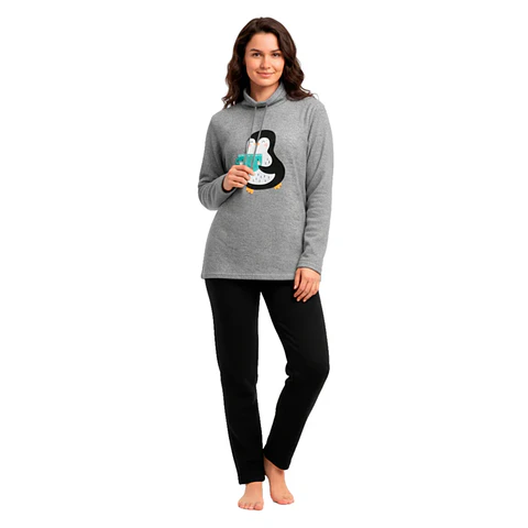 Pijama Invierno Mujer Micropolar C2 M263Mic2