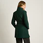 Abrigo Verde con Amarra en Cintura y Cuello Alto 918514 - Miniatura 2