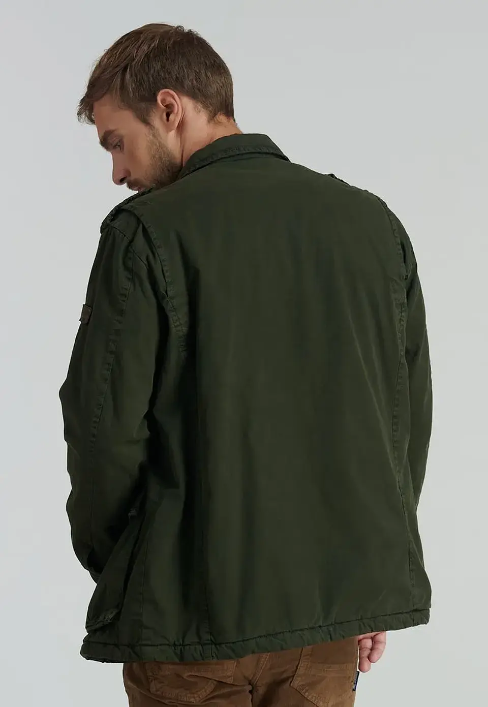 CHAQUETA HO CANVAS ACOLCHADA KANSAS FJ FEROUCH 3 353610Z-0042 VERDE MILITAR 2