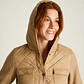 Abrigo Camel con Capucha, Quilt y Amarra en Cintura 918601  - Miniatura 4