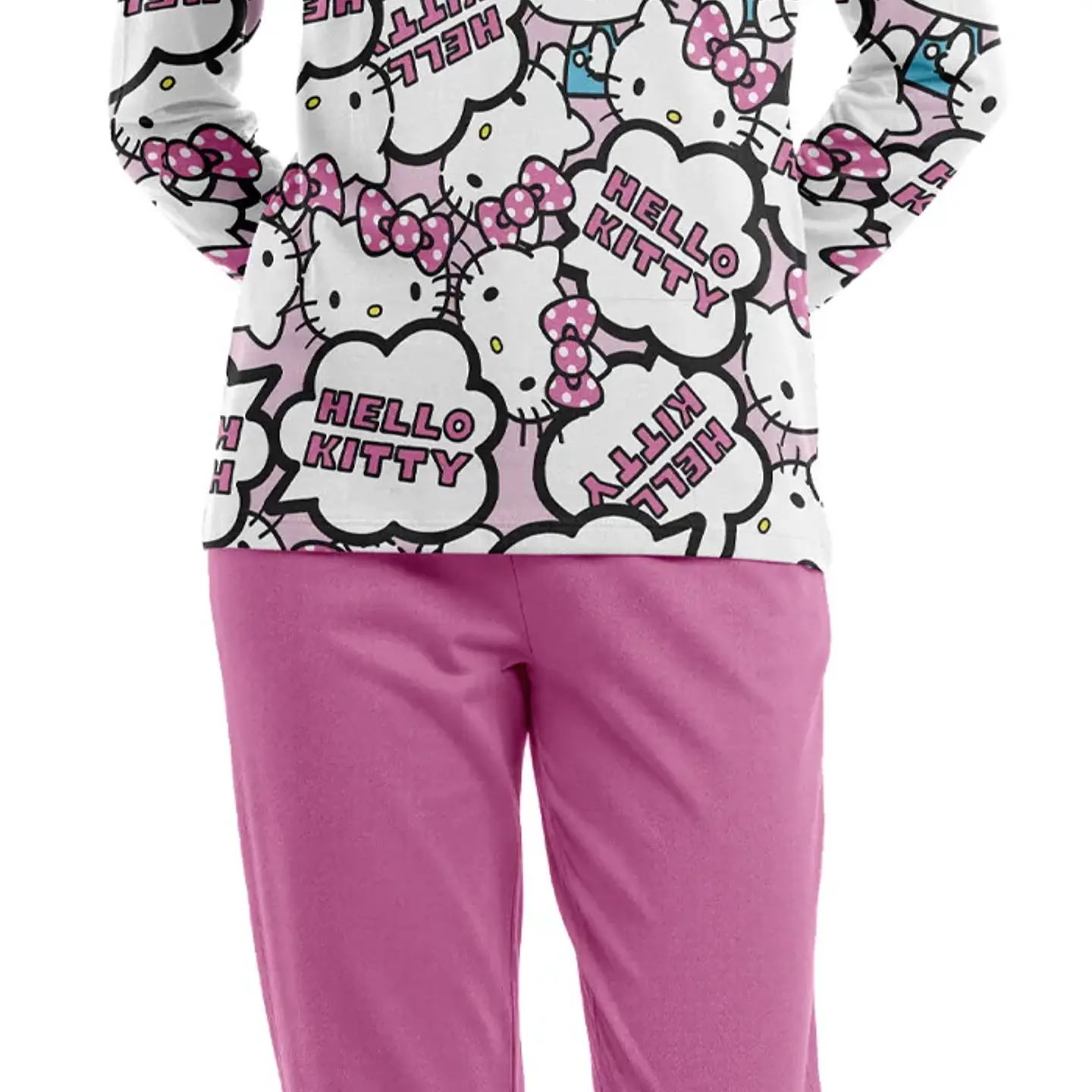 Pijama Mu Cp Ml Cpant Hello Kitty Algodn Top M262AIHKC3 1