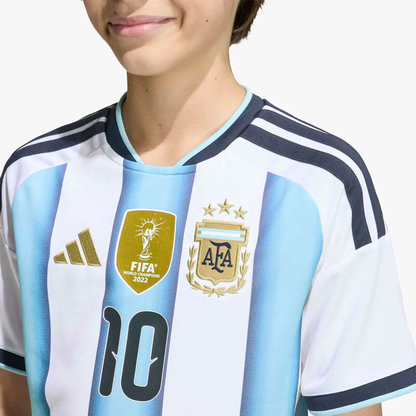 Adidas Camiseta Selección Argentina Local 26 Messi Niño 4