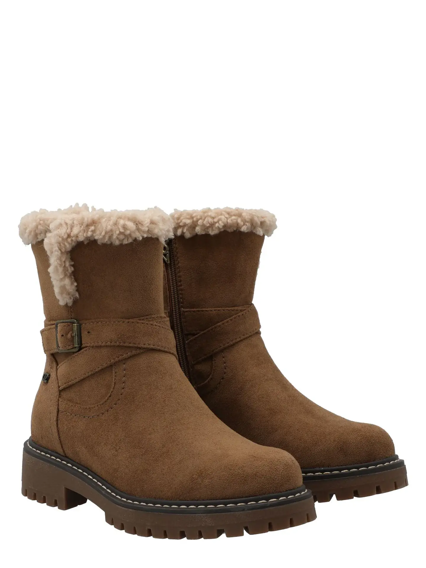 Botín Mujer Vittoria Camel Azaleia 4