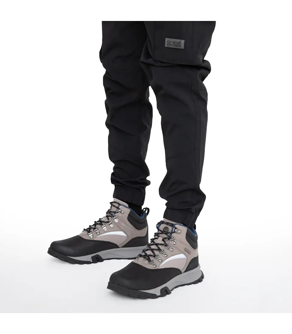 ZAPATILLA C/CAÑA (HO) PARINACOTA CASUAL GUANTE 36204 NEGRO-GRIS 2